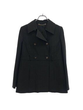 Gucci by Tom Ford Double Breasted Coat Black 42